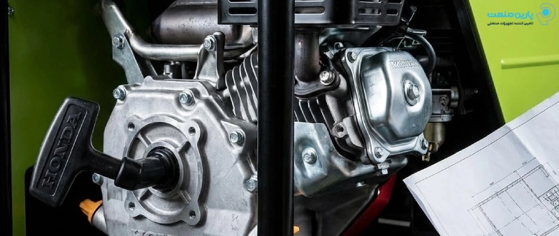 موتور هوندا اصل روی شاسی موتور برق پراماک